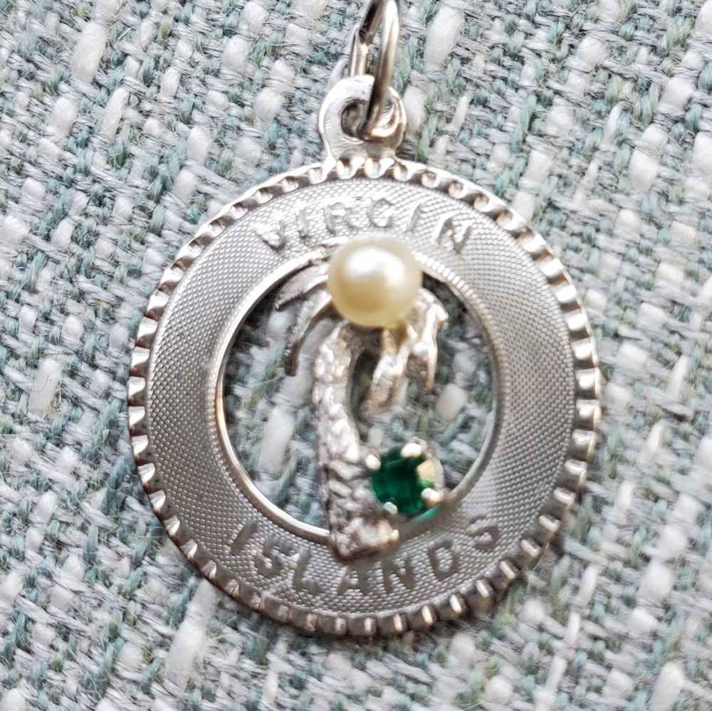 Sterling Virgin Islands Charm or Pendant